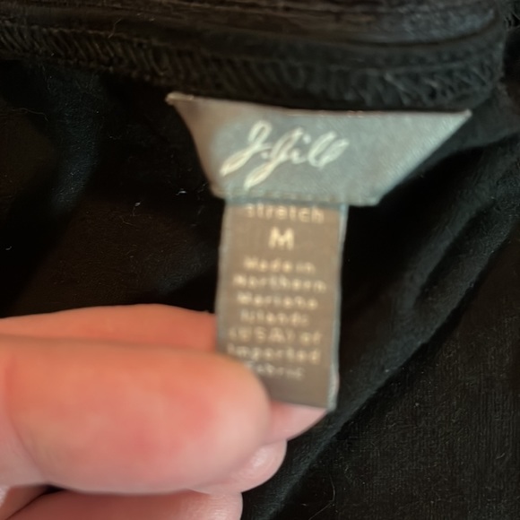 J JILL Size Medium Super Long MAXI SKIRT Trumpet Base Semi-Sheer Panels STRETCH - Picture 10 of 12